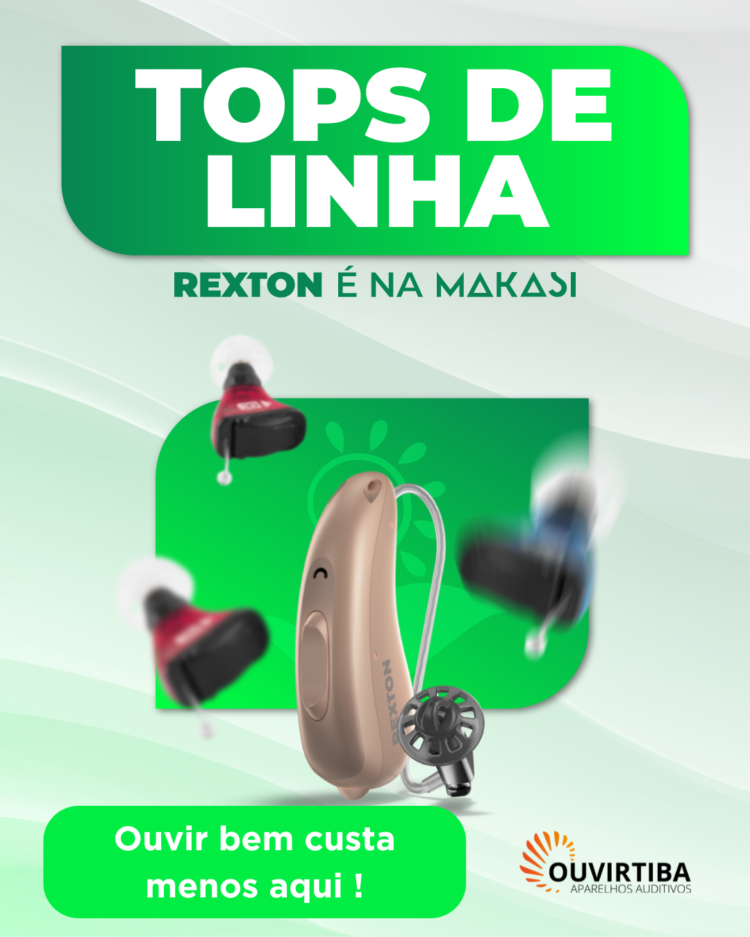 Tops de linha (Aparelhos Auditivos Rexton)