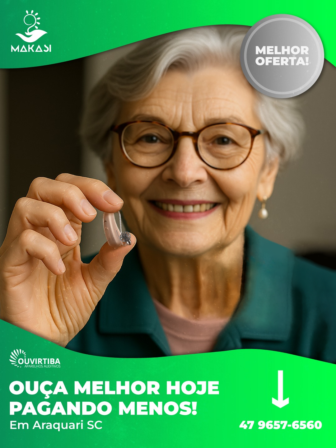 Ouça melhor hoje, pagando menos (Aparelhos Auditivos Rexton)